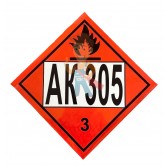 ЗПУ Охра-350 - Знак опасности АК 305